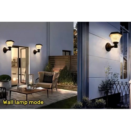 Kapı Girişi Pencere Kenarına Takılabilen Çok Renkli Ayarlanabilir Solar Güneş Enerjili Bahçe Lambası Solar Aplik